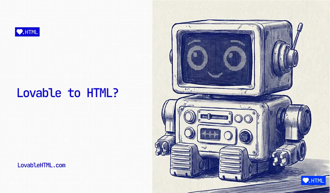 How to Convert Your Lovable to HTML for SEO and AI Visibility